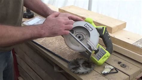 how to adjust ryobi circular saw